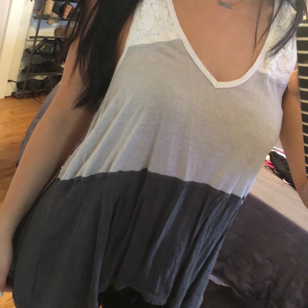 Anthropologie Mystree Color Block Tank Top